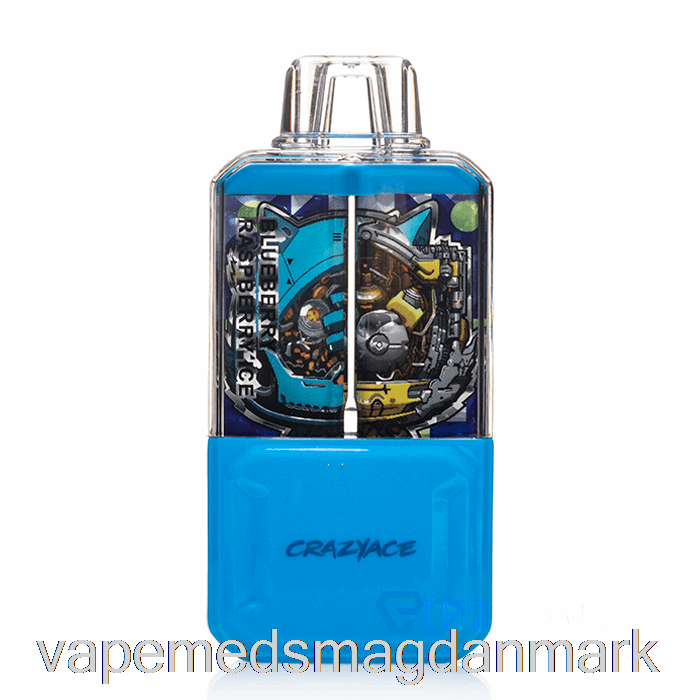 Vape Væske Crazyace B15000 Engangs Blåbær Hindbæris
